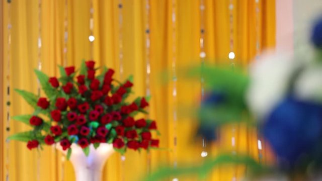 Flower bouquet for wedding ceremony 