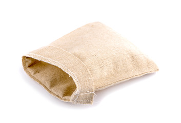 bag Sackcloth an isolated on white background.clipping path