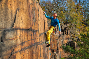 Kletterausflug in die Steinbrüche der Königshainer Berge