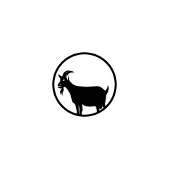 Goat logo icon design vector