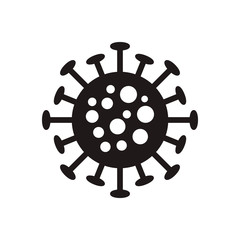 Obraz premium Bacteria icon in trendy flat style design. Vector graphic illustration. Suitable for website design, logo, app, and ui. EPS 10.