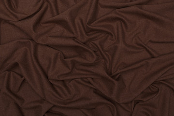 Creative of brown fabric with textile texture background