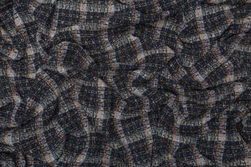 Creative tartan fabric with textile texture background