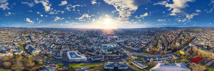 Fototapeta premium wiesbaden sunrise