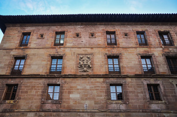 Santa Maria la Real Monastery in Najera, La Rioja, Spain. According to legend, this beautiful monastery was founded in 1052.