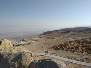 Masada, December 23th 2019 - Judean Desert from Masada - Masada National Park, Dead Sea Region, Israel