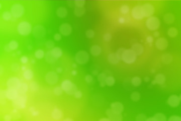 Obraz premium Fondo verde con destellos y luces.