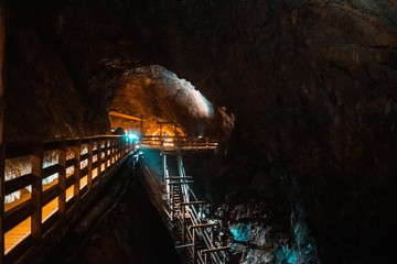 Deep inside a copper mine in stockholm