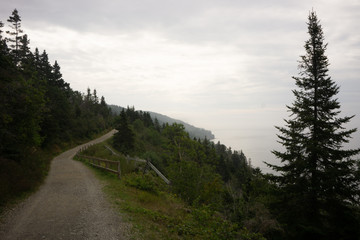 Obraz premium Hiking the Canadian Coast