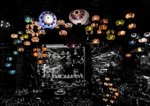 mosaic lamp