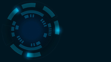 Abstract Digital Technology Cycle background.Business growth transformation Successful financial.