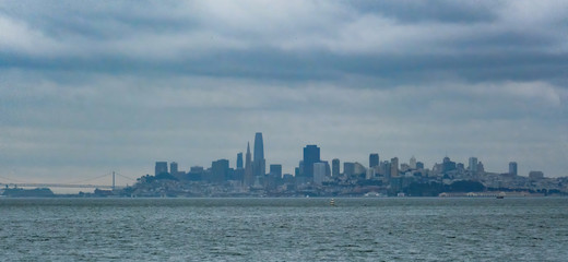 Stormy San Francisco Across the Bay