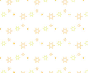 Repeating star shape vector pattern