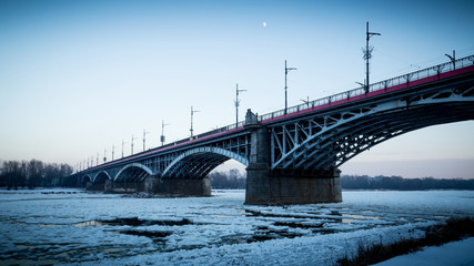 Fototapeta na wymiar Poland, Warsaw, Bridge
