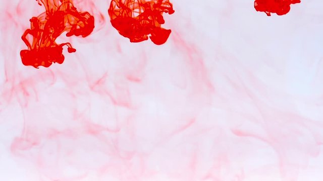 Background water soluble ink .abstract red watercolor soluble in water . Backdrop with copy 