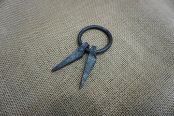 viking freyr sickle amulet reconstruction by daegrad tools