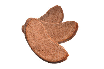 bread isolated on white background