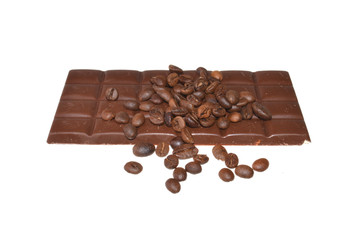 chocolate isolated on white background