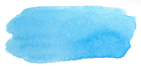 stain blue watercolor with light paper texture