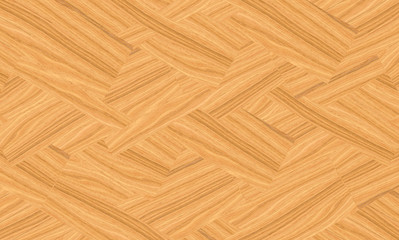 3d rendering.Modern stripe Brown pine wood panel wall design background.