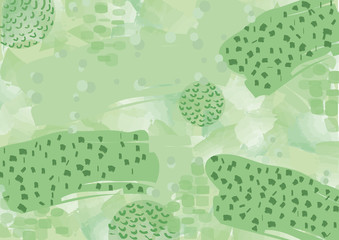 Green abstract illustration