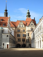 Fototapeta premium The yard of knights in Dresden