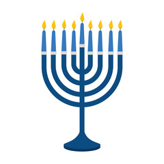 chandelier with candles decoration isolated icon vector illustration design