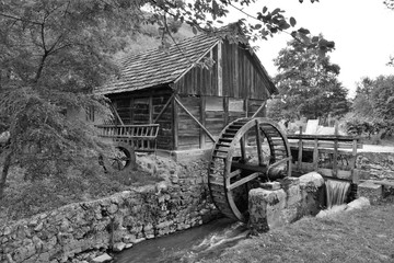 the old mill on the water