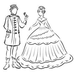 prince proposes to the princess to get married and gives a wedding ring