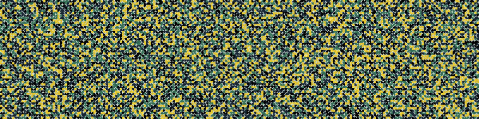 Pattern with random colored quarter circles Generative Art background illustration