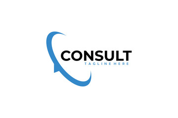 Consulting logo icon vector isolated