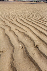 Plage à marée basse