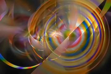 abstract digital fractal fantasy design background rendering