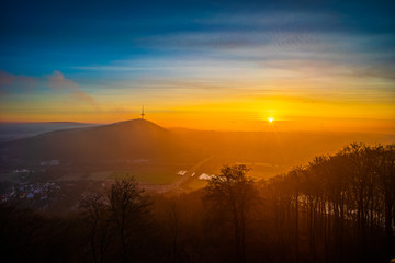 Obraz premium Weserbergland Porta Westfalica