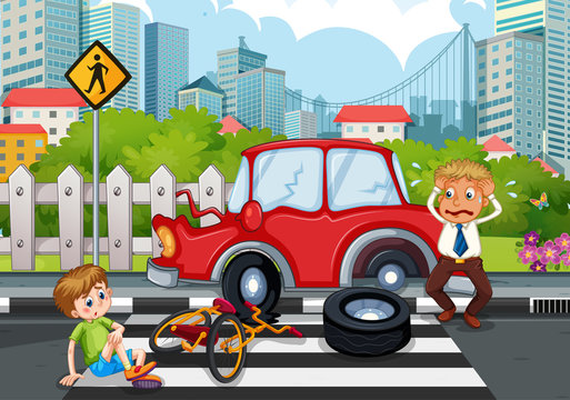 Bicycle Accident Cartoon Billeder – Gennemse 1,125 stockfotos, vektorer og  videoer | Adobe Stock