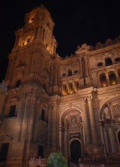 Obraz premium Kathedrale Südturm Nacht