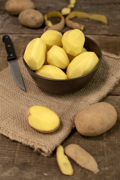 Sila potato. typical Calabrian yellow potato
