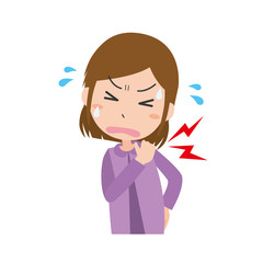 肩こり　女性　痛み　疲労　血行不良