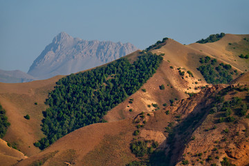 Сentral Asia. Kyrgyzstan. The Tien Shan mountain system is the second highest in Central Asia after the Pamirs.