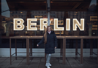 Frau in Berlin Stadt