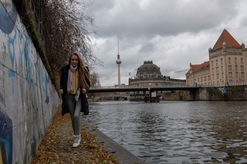 Frau in Berlin Stadt