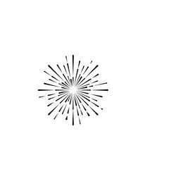 Obraz premium Fireworks Logo Template vector symbol