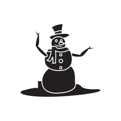 Snowman icon 