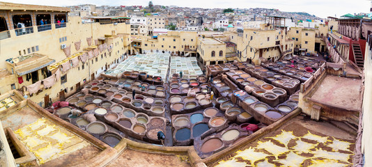 Fes-Meknes administrative region, Marocco - 20 12 2019 Fes is one of the imperial cities. Famous...