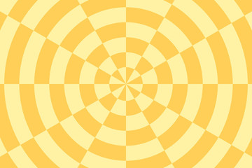 Vector abstract illustration of target background in chess pattern.