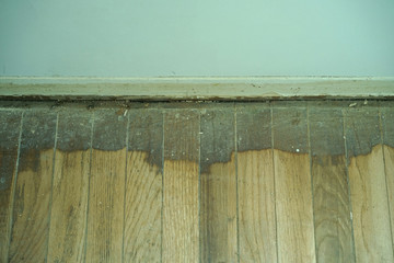 Old damaged and rotten parquet texture.