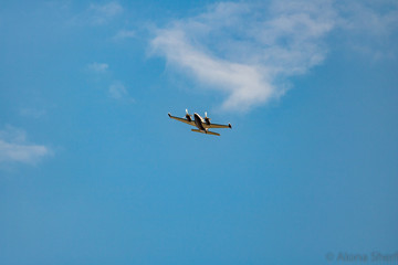 airplane in the sky