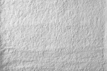 White crumpled textile, terry cloth background and texture