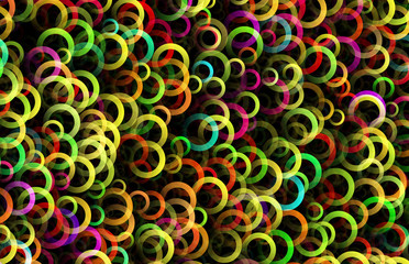 decorative colored circles