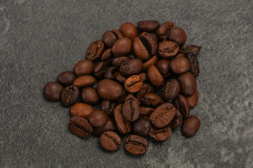 Roasted coffee beans for cooking